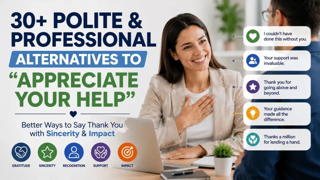 'Appreciate Your Help' quick answer