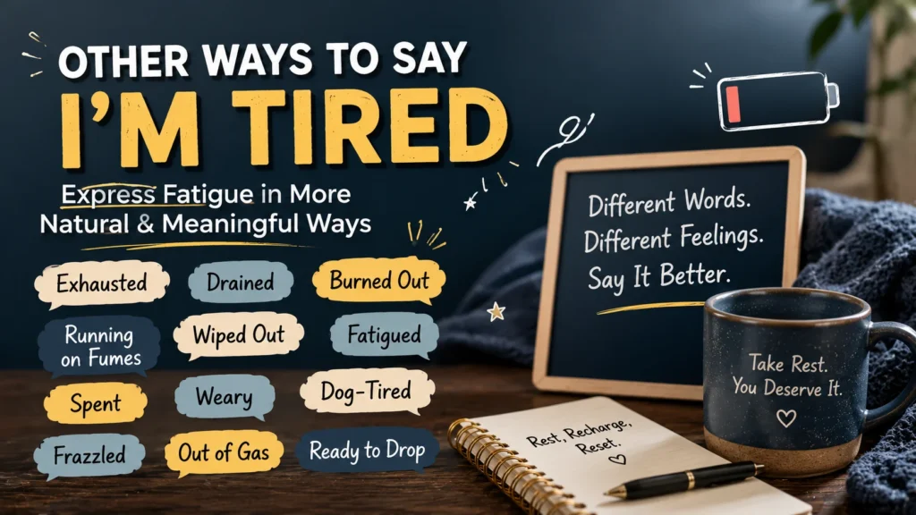 ‘I’m Tired’ quick answer