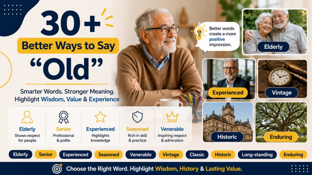Other Ways to Say ‘Old’ quick answer