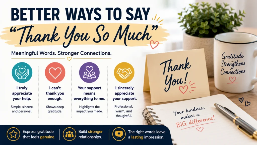 ‘Thank You So Much’ quick answer