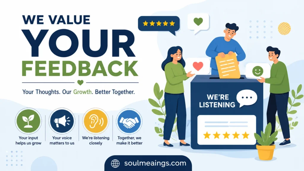 'We Value Your Feedback' quick answer