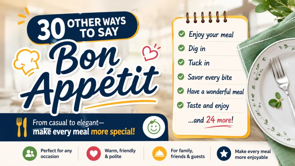 ‘Bon Appétit’ quick answer