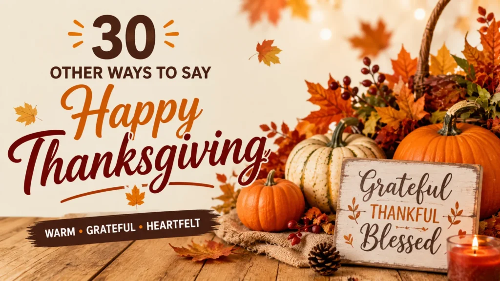 ‘Happy Thanksgiving’ quick answer