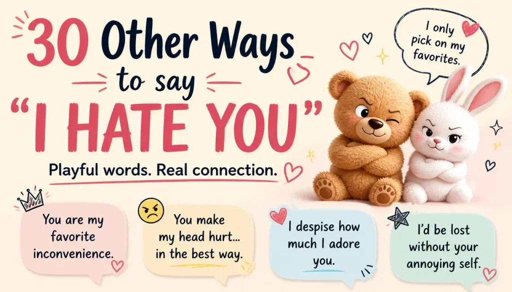 ‘I Hate You’ quick answer