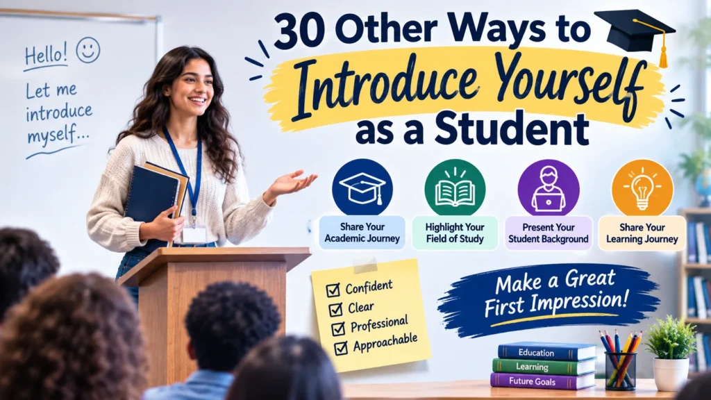 ‘Introduce Yourself as a Student’ quick answer