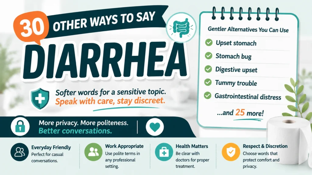 Other Ways to Say ‘Diarrhea’ quick answer