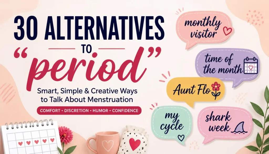 Other Ways to Say 'Period' quick answer