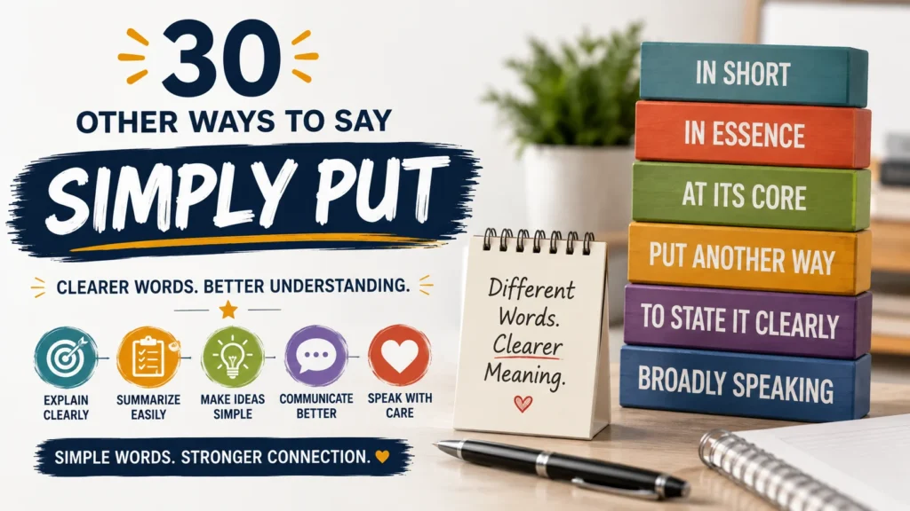 ‘Simply Put’ quick answer