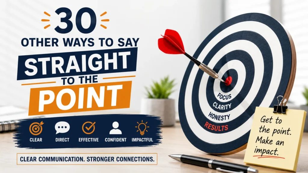 ‘Straight to the Point’ quick answer