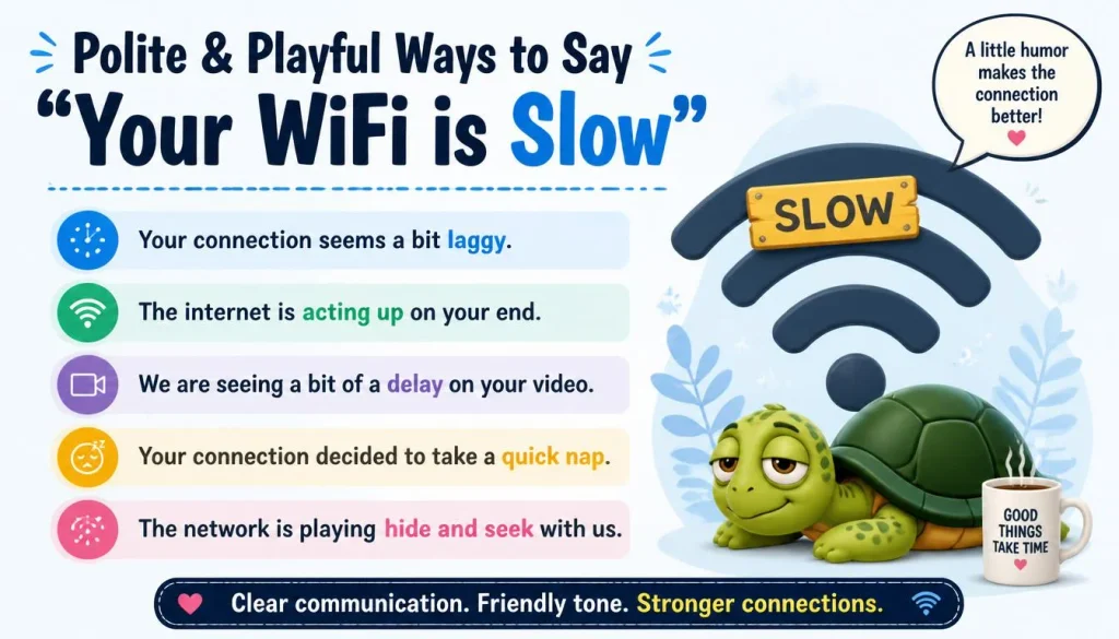 'Your Wi Fi Is Slow’ quick answer