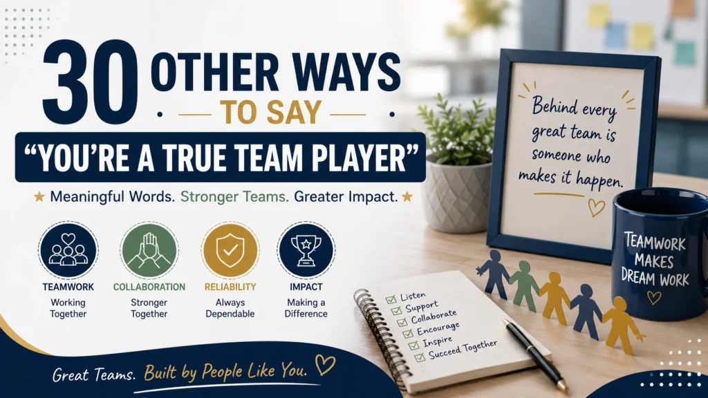 ‘You’re a True Team Player’ quick answer