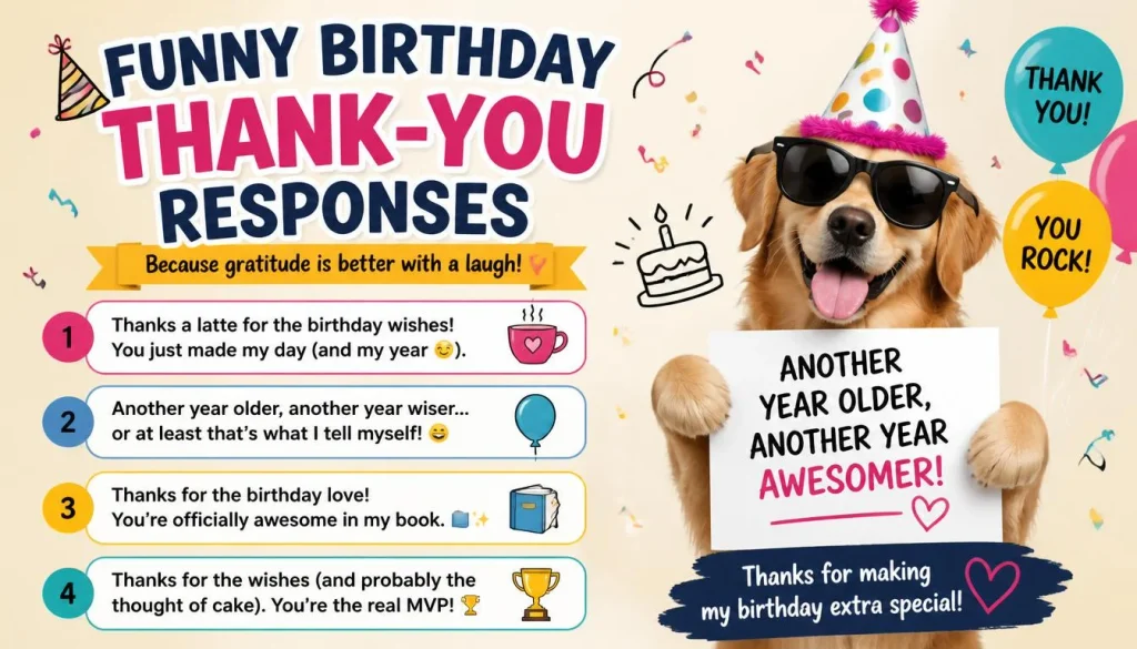 Birthday Thank-You Responses quick answer