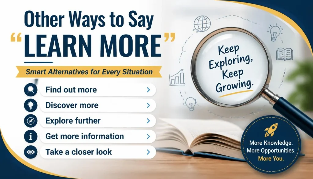 ‘Learn More’ quick answer