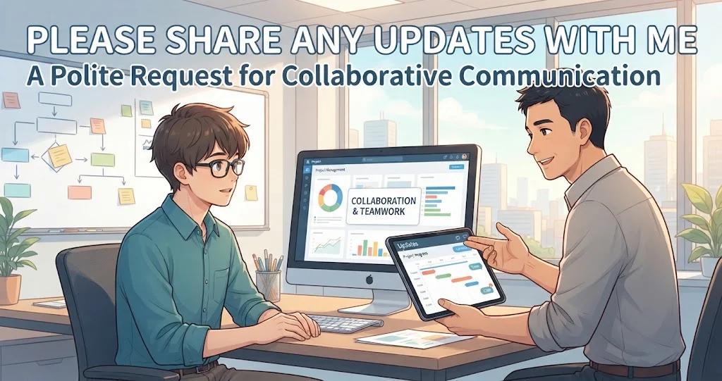 Please Share Any Updates With Me