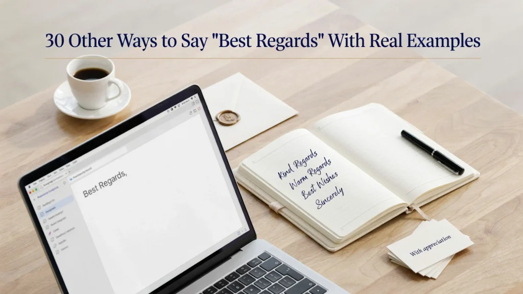 Quick Answer: Other Ways to Say ‘Best Regards’ 
