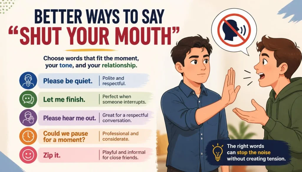 ‘Shut Your Mouth’ quick answer
