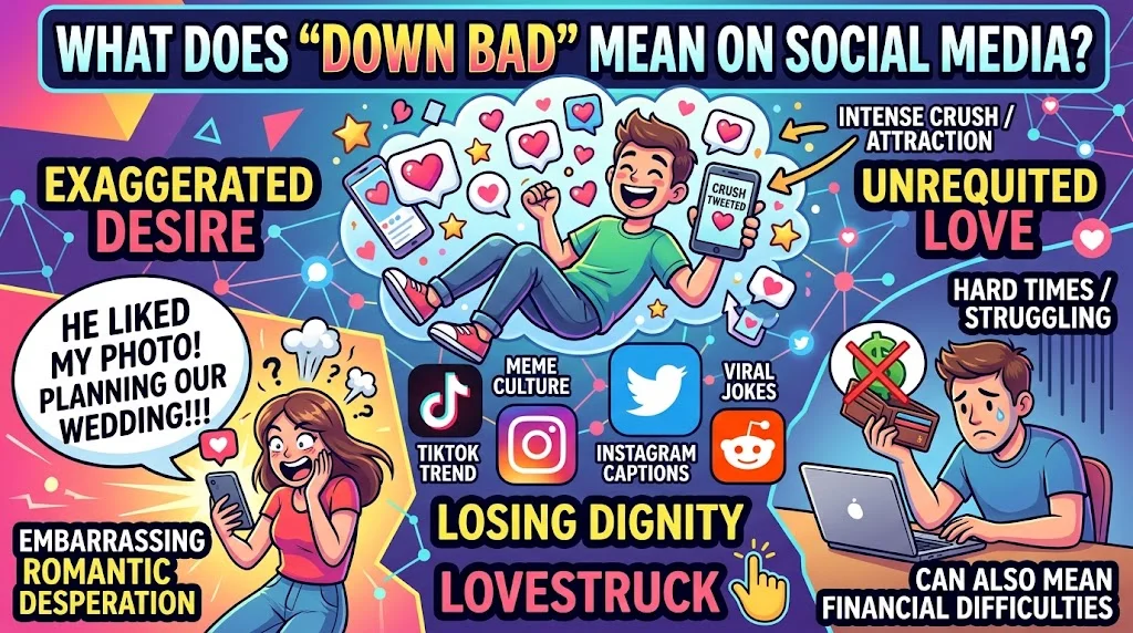 Down Bad Meaning on Social Media