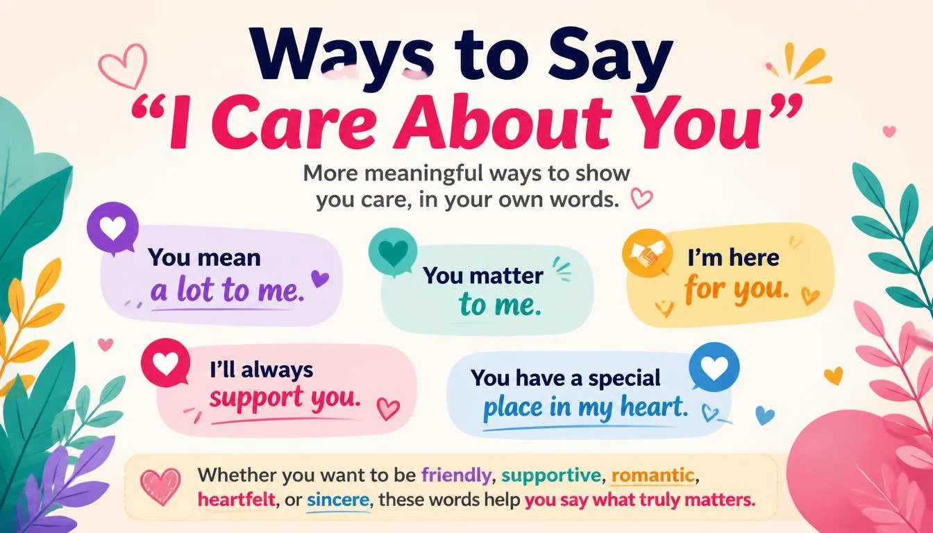 I Care About You quick answer