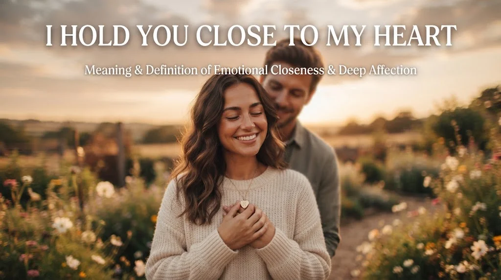 I Hold You Close to My Heart
