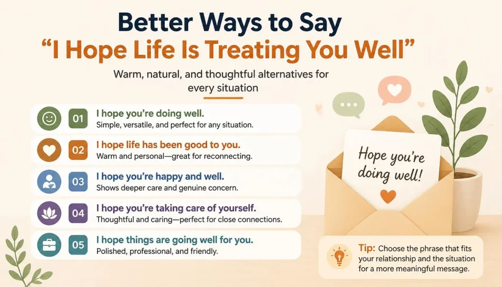 ‘I Hope Life Is Treating You Well’