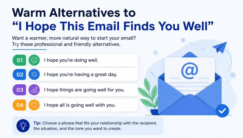 I Hope This Email Finds You Well quick answer