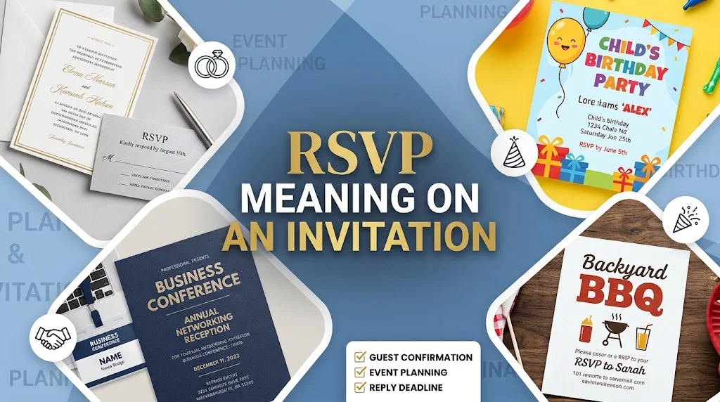 RSVP Meaning on an Invitation