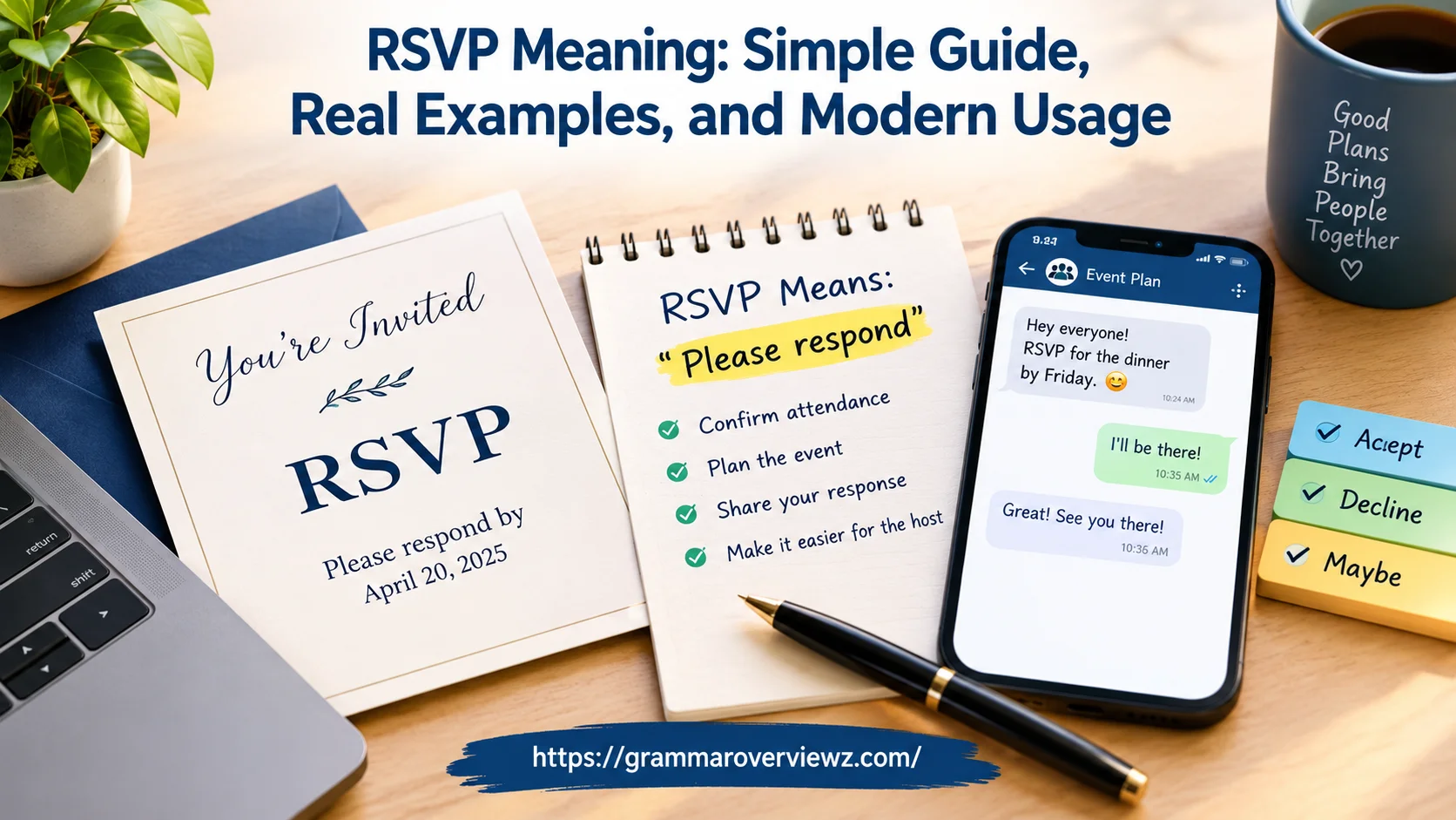 RSVP Meaning