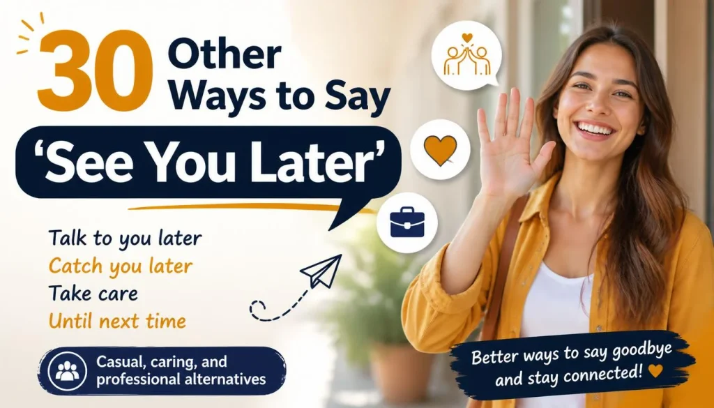 ‘See You Later’ quick answer
