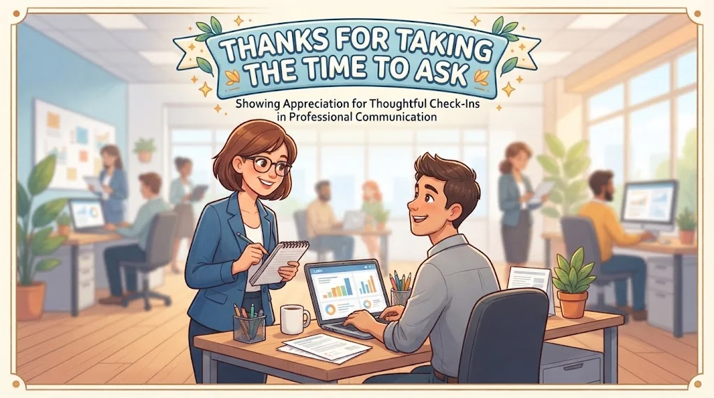 Thanks for Taking the Time to Ask