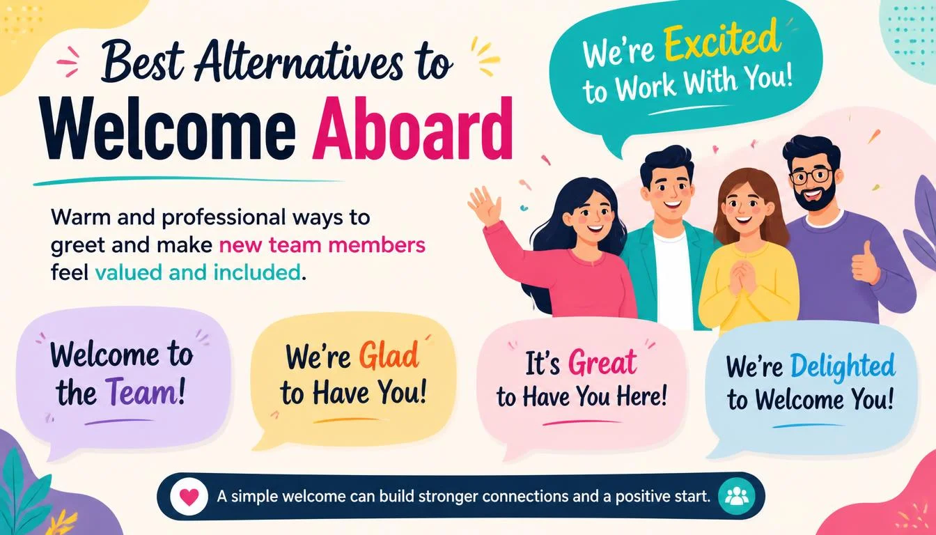 ‘Welcome Aboard’ quick answer