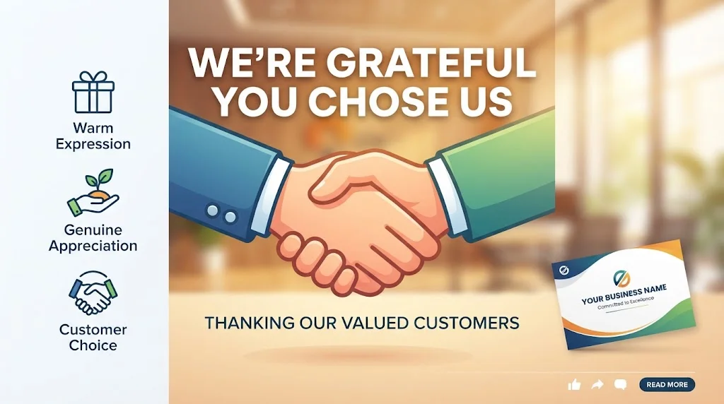 We’re Grateful You Chose Us