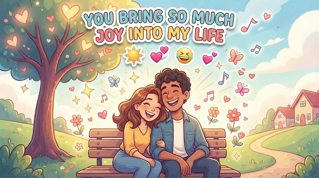 You Bring So Much Joy Into My Life