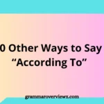 Illustration showing different ways to say “according to” with examples for writing, blogging, and academic use.
