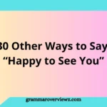 Person greeting someone warmly with alternative expressions for “Happy to See You” in a professional and casual setting.