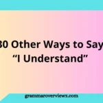 30 other ways to say I Understand with professional and polite examples for better communication