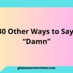 Other Ways to Say Damn with funny and polite alternatives