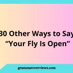 Other Ways to Say “Your Fly Is Open” with polite and funny alternatives