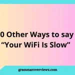 other ways to say your Wi Fi is slow with funny and natural expressions