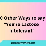 Other Ways to Say “You’re Lactose Intolerant” with funny dairy-free phrases