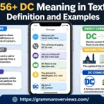 DC meaning in text explained with examples for texting, gaming, Discord, social media, and other contexts.