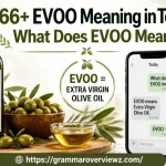 EVOO meaning in text explained as Extra Virgin Olive Oil