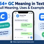 GC Meaning in Text