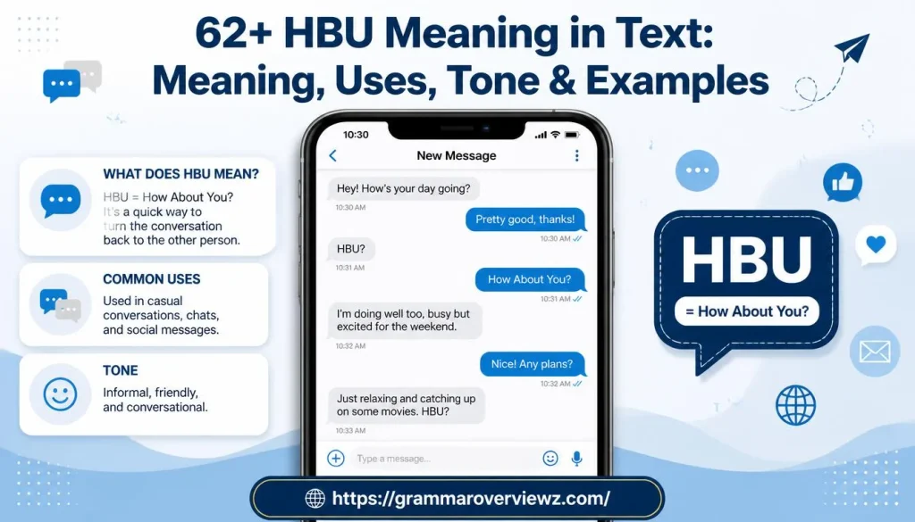 HBU Meaning in Text explained with texting examples and uses