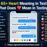 heart meaning in text explained with different heart emojis and their meanings