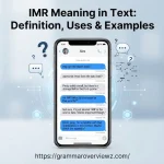 IMR meaning in text explained with common texting examples