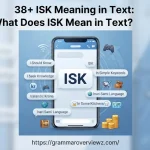 ISK Meaning in Text showing ISK in a smartphone messaging interface