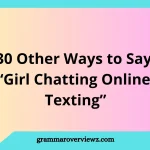 Girl chatting online and texting a friend on a messaging app