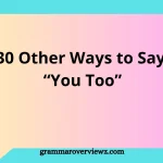 Other Ways to Say “You Too” With Examples