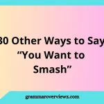Other Ways to Say You Want to Smash With Examples