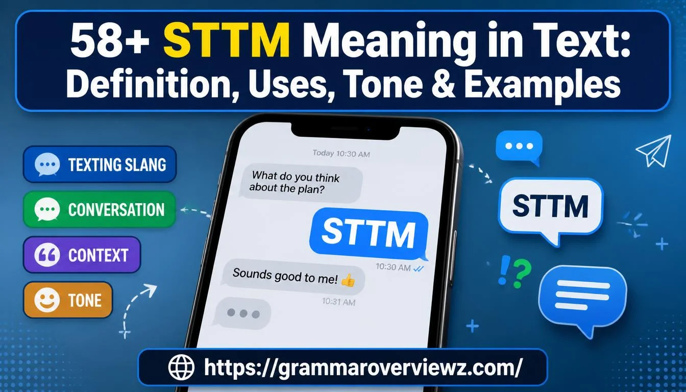 STTM meaning in text explained with texting examples, tone, and uses